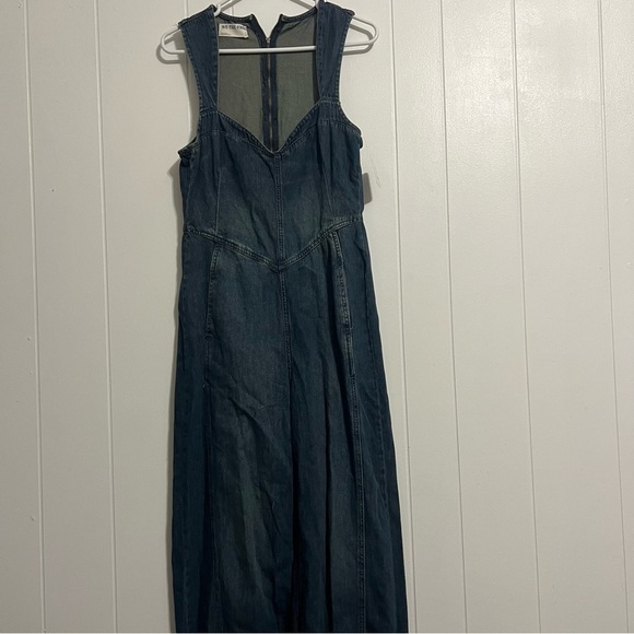 NWT We The Free Match Point Denim Jumpsuit Size Small - Picture 2 of 6